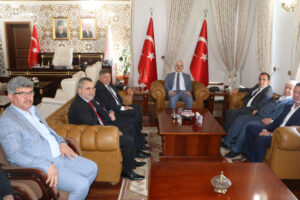 ODAMIZDAN VALİ KILIÇ VE DEFTERDAR ÇELİK’E HAYIRLI OLSUN ZİYARETİ
