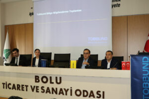 TOBBUND BİLGİLENDİRME TOPLANTISI ODAMIZDA GERÇEKLEŞTİRİLDİ