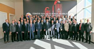 BAŞKAN ABDULLAH ALEMDAR, BOLU’NUN SORUNLARI İLE ÇÖZÜM ÖNERİLERİNİ TOBB’A İLETTİ