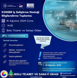 KOSGEB İş Geliştirme Desteği Bilgilendirme Toplantısı