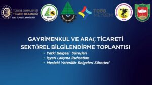 Bolu Ticaret ve Sanayi Odası Gayrimenkul Ve Araç Ticareti Sektörel Bilgilendirme Toplantısı