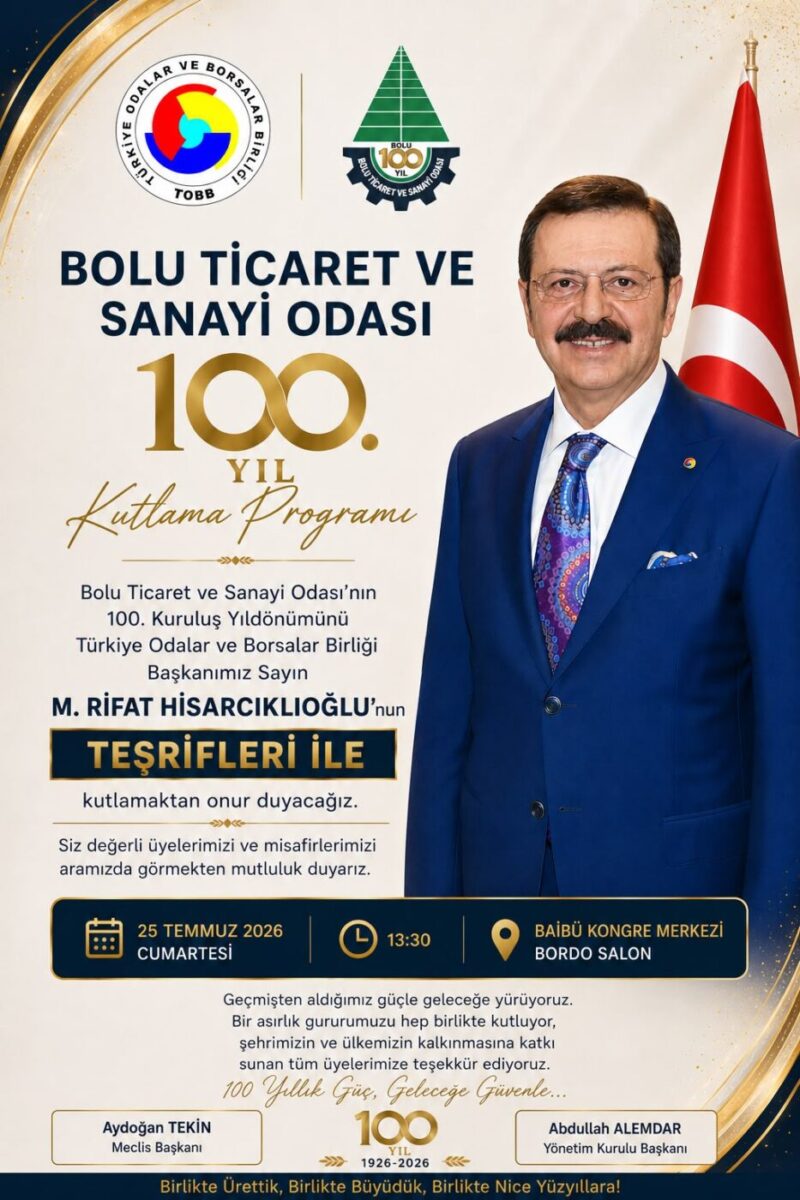 Bolu TSO 100. Yıl